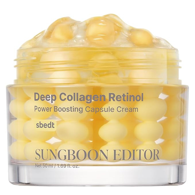 SUNGBOON EDITOR Deep Collagen Retinol Capsule Cream | Anti-Aging Cream for Wrinkles,Firming & Dry... | Amazon (US)