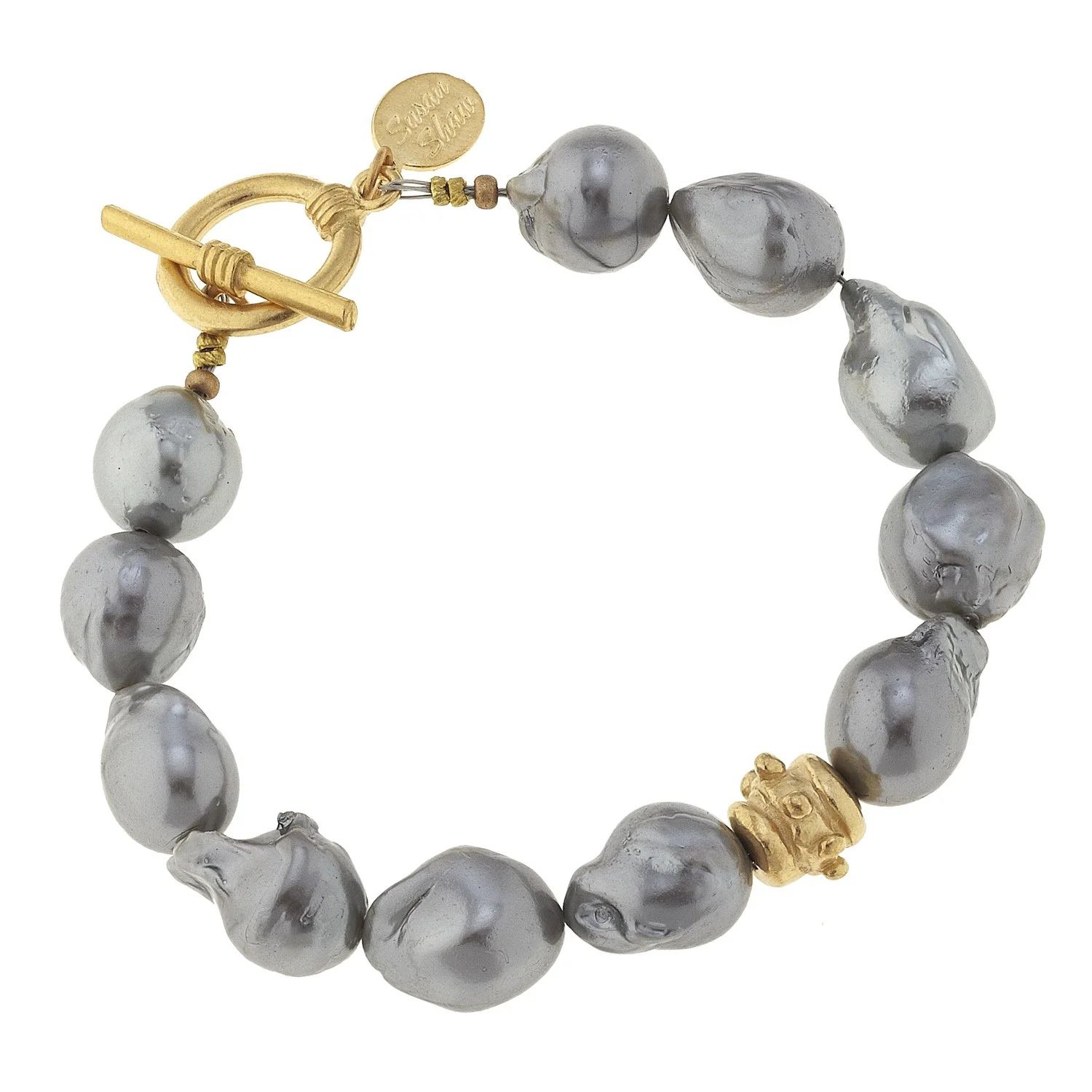 Grey Baroque Pearl Bracelet | Susan Shaw