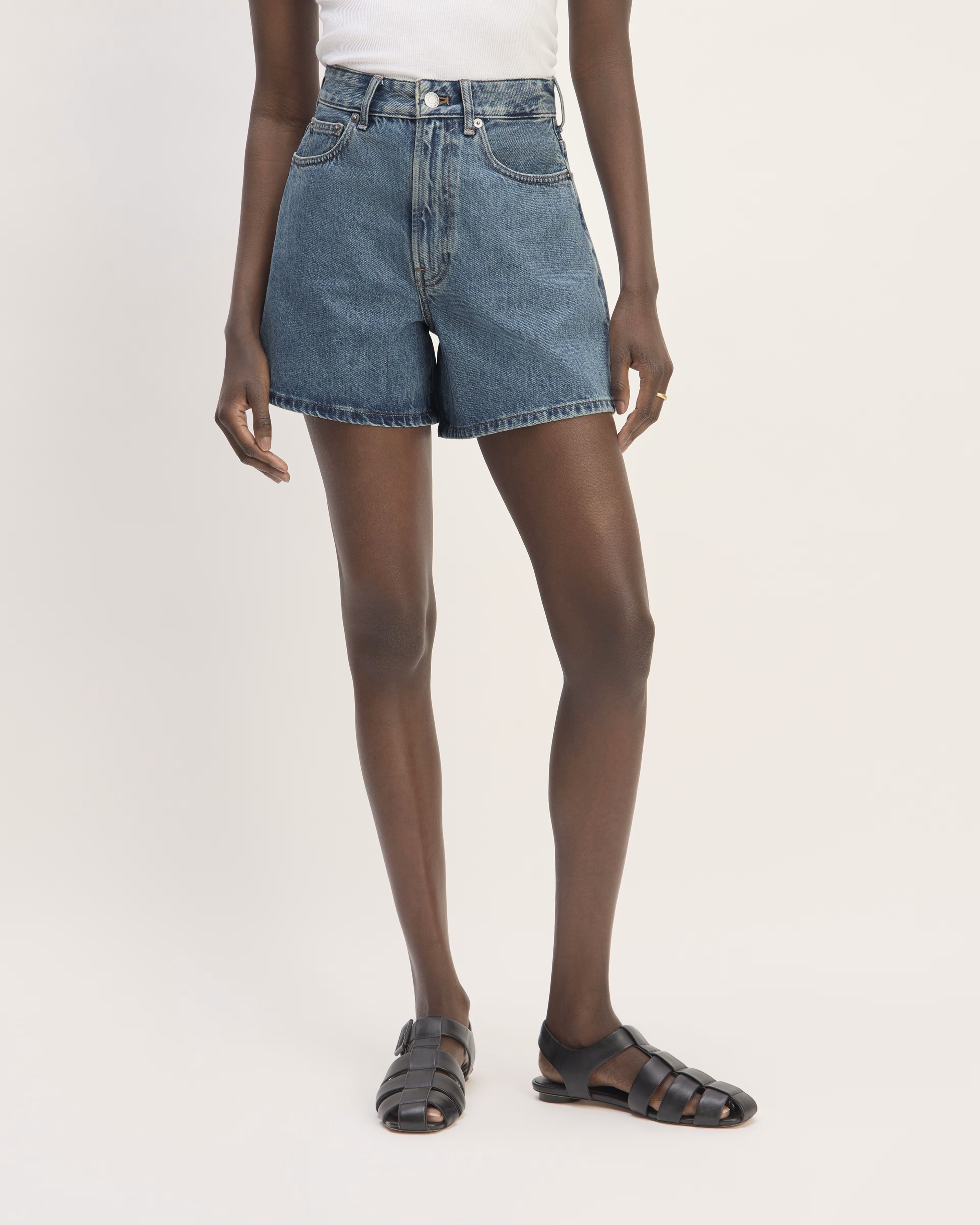 The A-Line Denim Short | Everlane