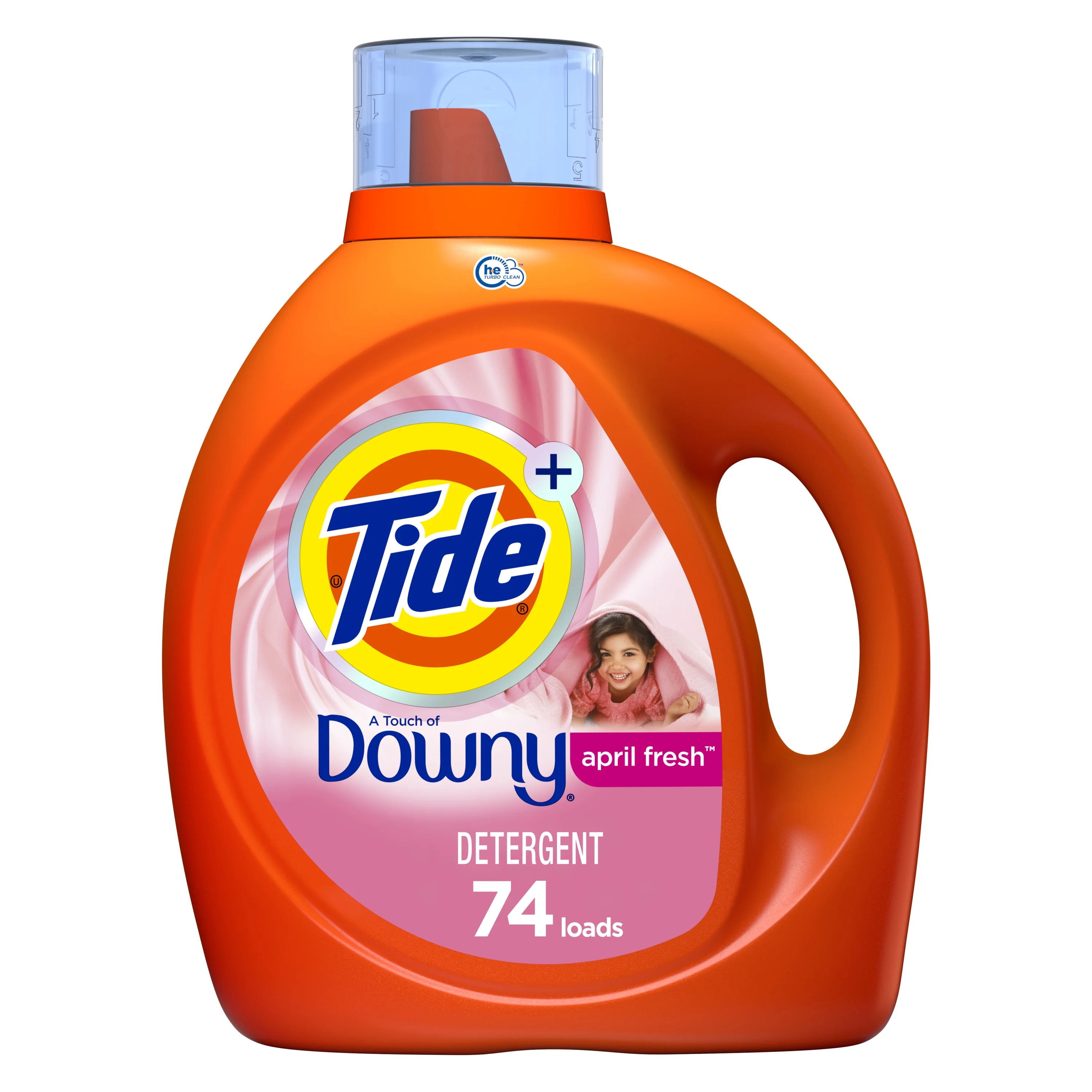 Tide Liquid Laundry Detergent with Touch of Downy, April Fresh, 74 loads, 115 fl oz | Walmart (US)