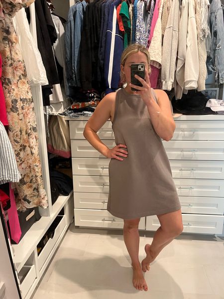 A messy closet but let’s be honest it’s always a work in progress 🤪

I love this Abercrombie dress for all of our summer day activities, chores & play dates 