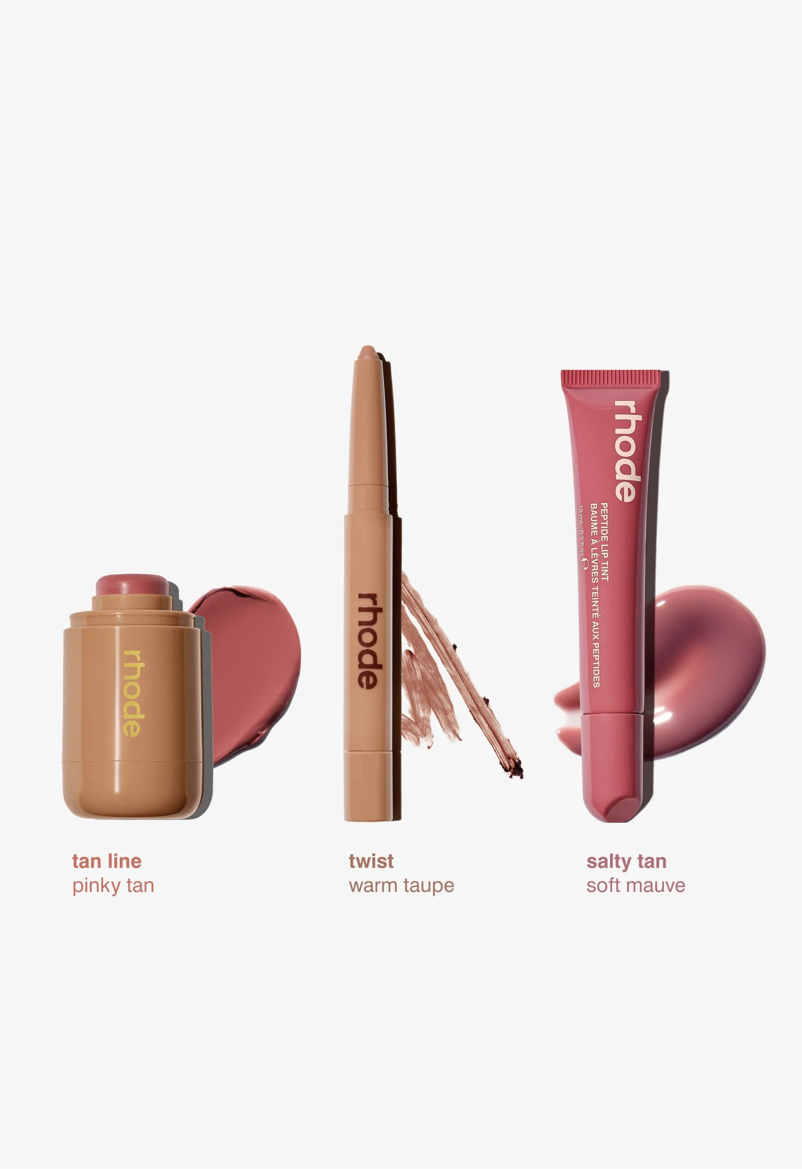 the edits tan line, twist, salty tan | rhode skin