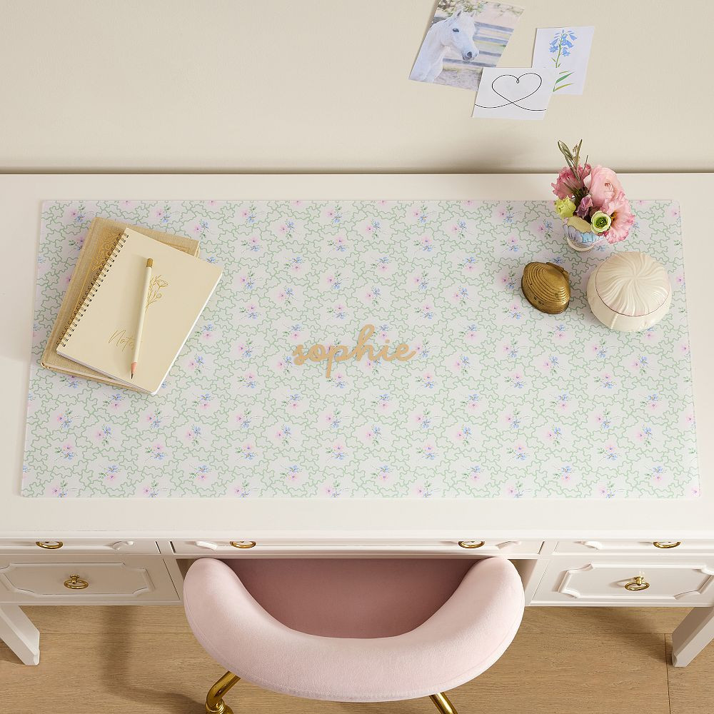 Hill House Home Personalized Hard Acrylic Desk Mat | Pottery Barn Teen