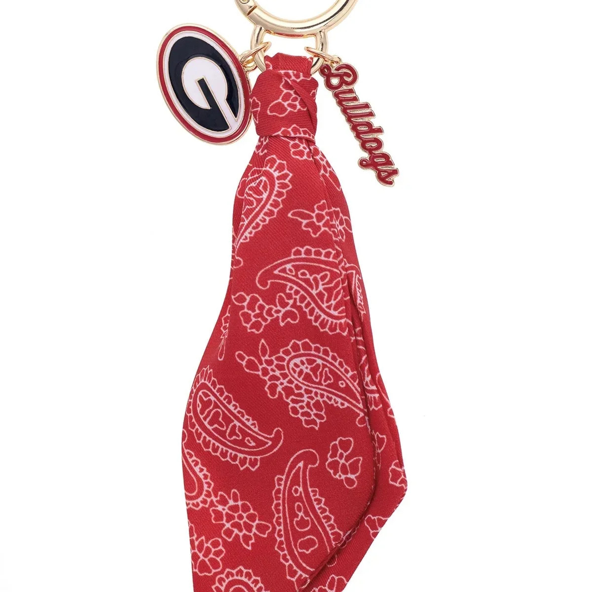 Logo Bandana Bag Charm | Georgia Bulldogs | Stewart Simmons