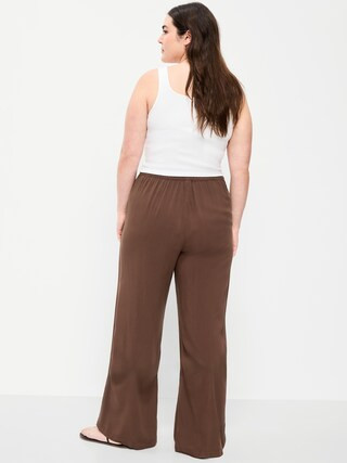High-Waisted Playa Wide-Leg Pants | Old Navy (US)