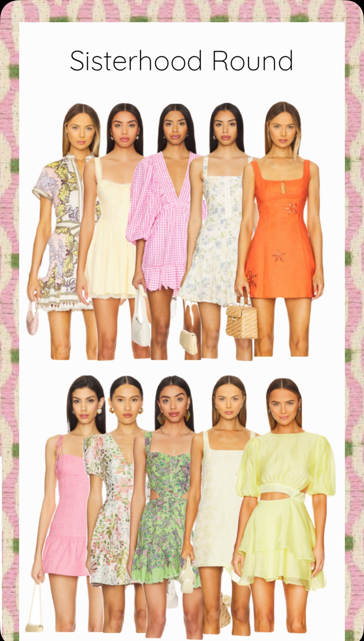 Sisterhood Dress Inspo!!! #rush #sorority #sororityrecruitment 

#LTKSummerEdit #LTKStyleTip