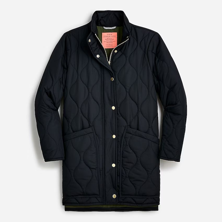 New quilted cocoon puffer coat | J.Crew US