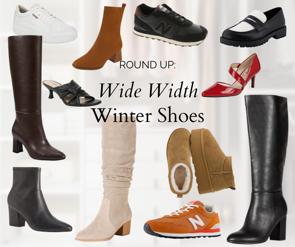 Casual and formal wide width shoes perfect for winter. #boots #widewidth  

 #LTKHoliday #LTKgrwm #LTKOver40