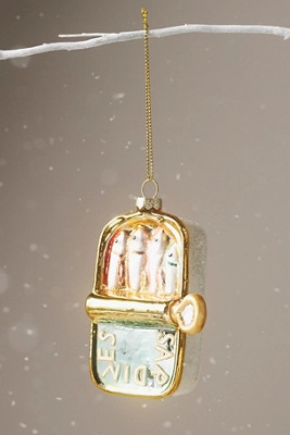 Sardine Tin Glass Ornament | Anthropologie (US)