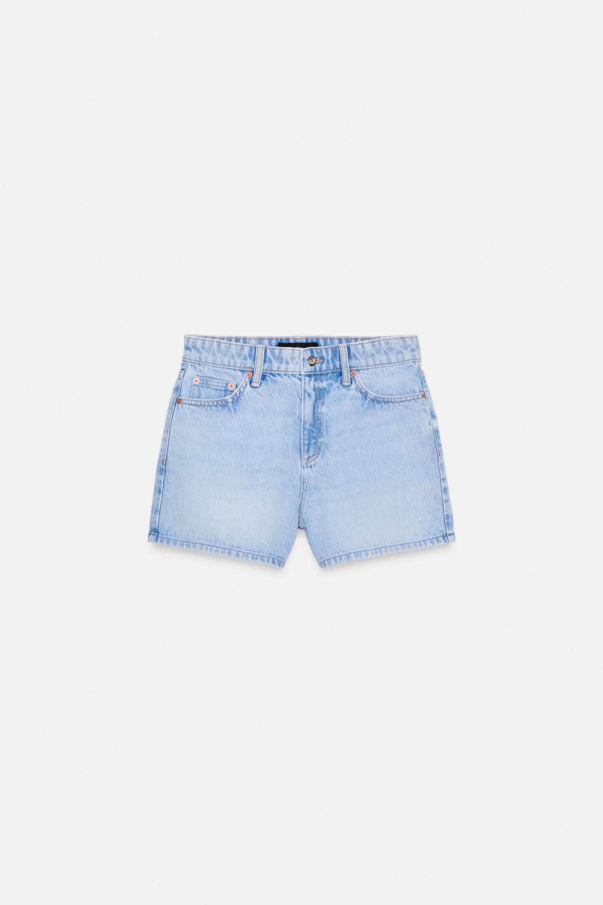Z1975 MID-WAIST MOM FIT SHORTS | Zara UK