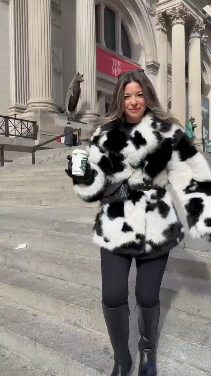 New York fashion week shopping day! Thermal base layer with cow print faux fur coat and boots 

Revolve code: tulip
Vivrelle code: emersonhannon

Wearing my usual smalls/2

Workout
Winter outfit
Fashion week 
Shopping
Casual
Everyday
Fitness
Puffer coat
Boots 
Nighty

#LTKSeasonal #LTKootd #LTKNYFW