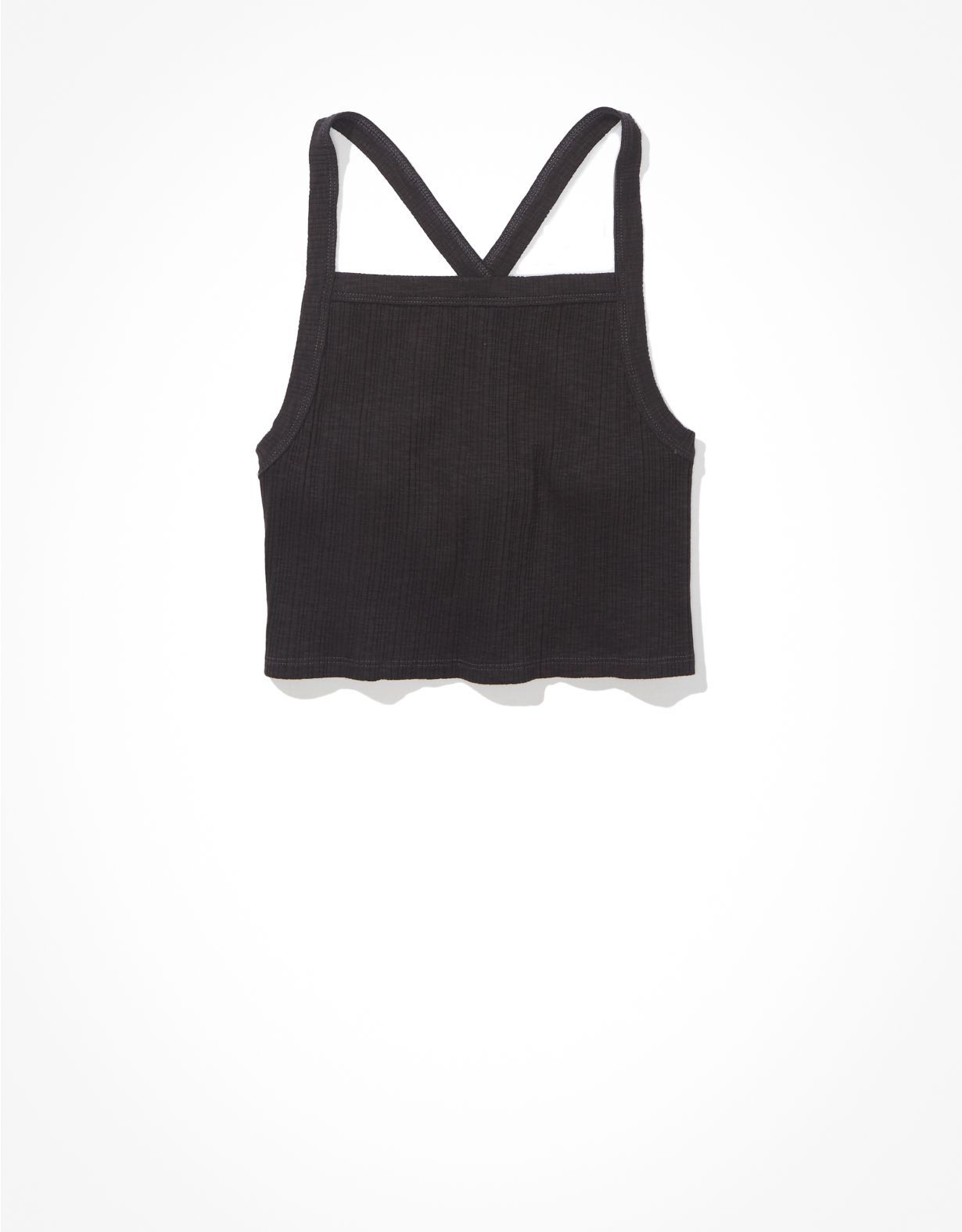 AE Cross-Back Cropped Tank Top | American Eagle Outfitters (US & CA)