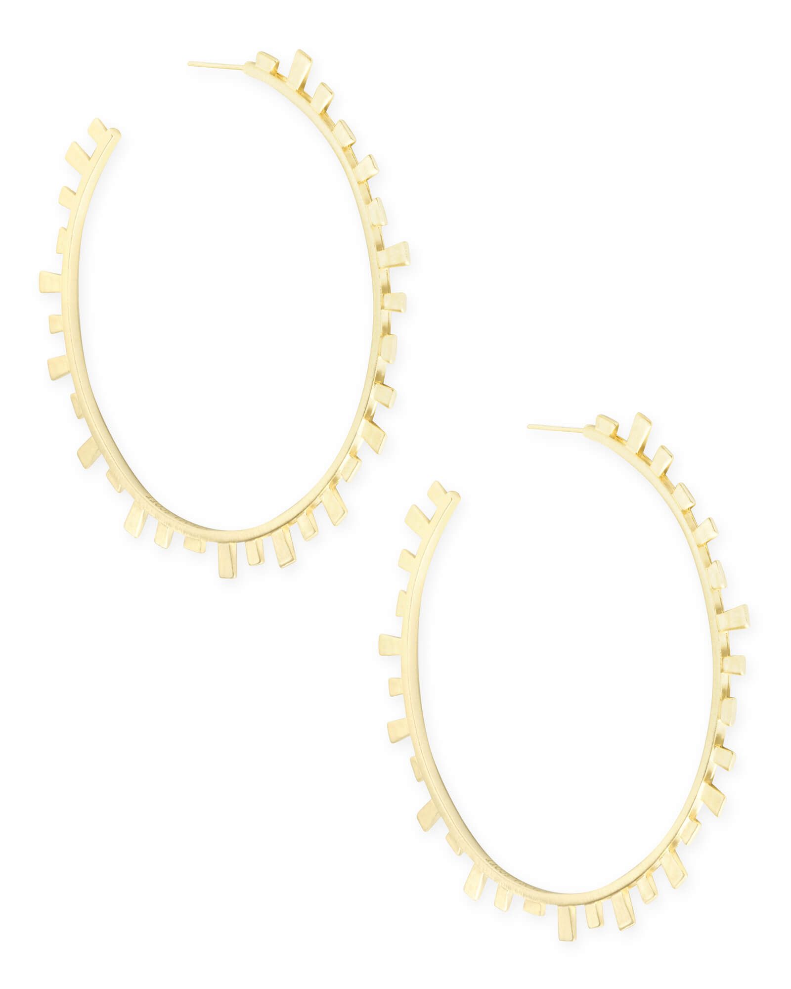 Lynne Hoop Earrings in Gold | Kendra Scott | Kendra Scott
