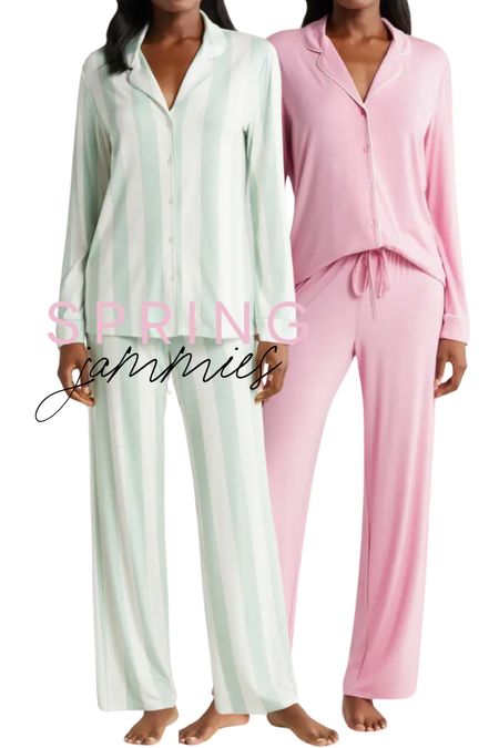 These Jammie’s are the cutest and so perfect for spring and summer. I love these colors and the fabric is so good. I ordered a medium 

#LTKstyletip #LTKfindsunder100 #LTKSeasonal