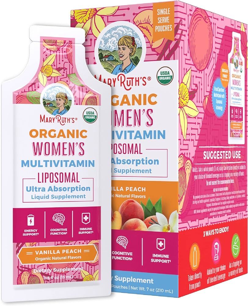 MaryRuth Organics | Multivitamin for Women | Sugar-Free Womens Multivitamin Liposomal | Amazon (US)