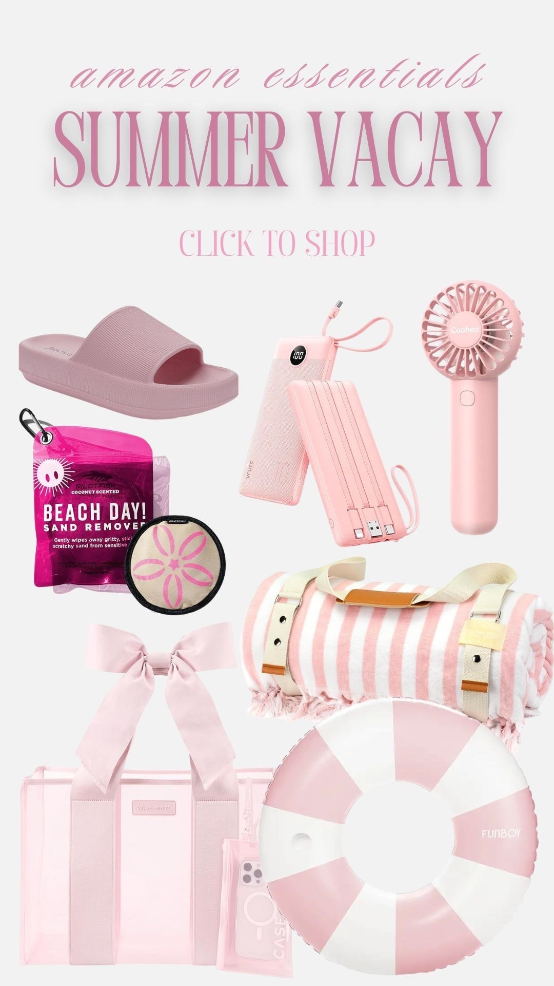 🌴 Amazon summer vacay essentials 🌴

Vacation mode activated ✈️ These Amazon finds are perfect for packing for your next sunny getaway ☀️🏝️
#amazonfinds #vacaymusthaves #summertravel #beachvacay #travelstyle #ltkstyle

#LTKSwim #LTKTravel #LTKSeasonal