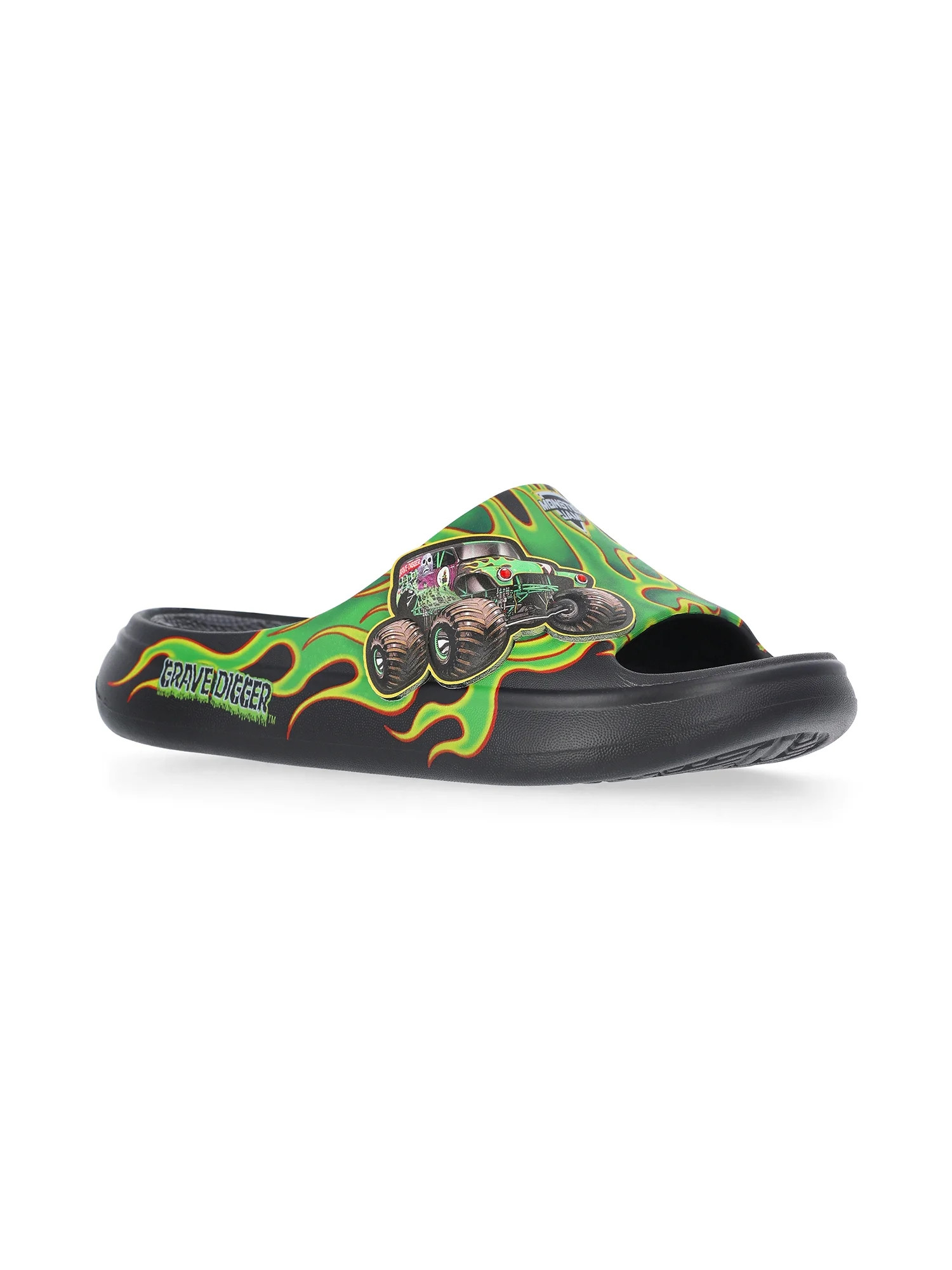 Monster Jam Little and Big Boys Slide Sandals | Walmart (US)