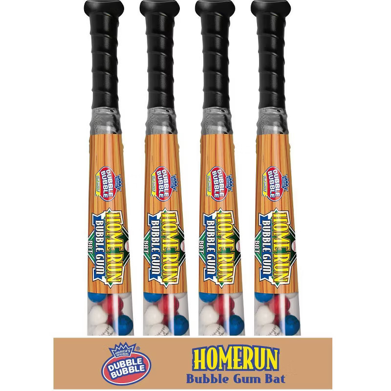 Dubble Bubble Christmas Home Run Bat - 4.5oz | Target