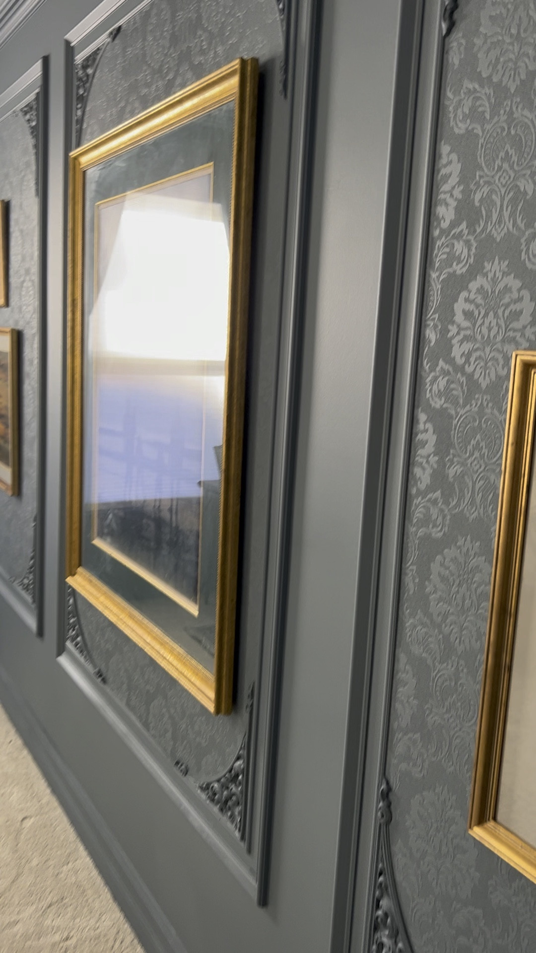 Parisian style bedroom — decorative trim — textured wallpaper — ceiling medallions — brass accents

#LTKSale #LTKhome #LTKunder100