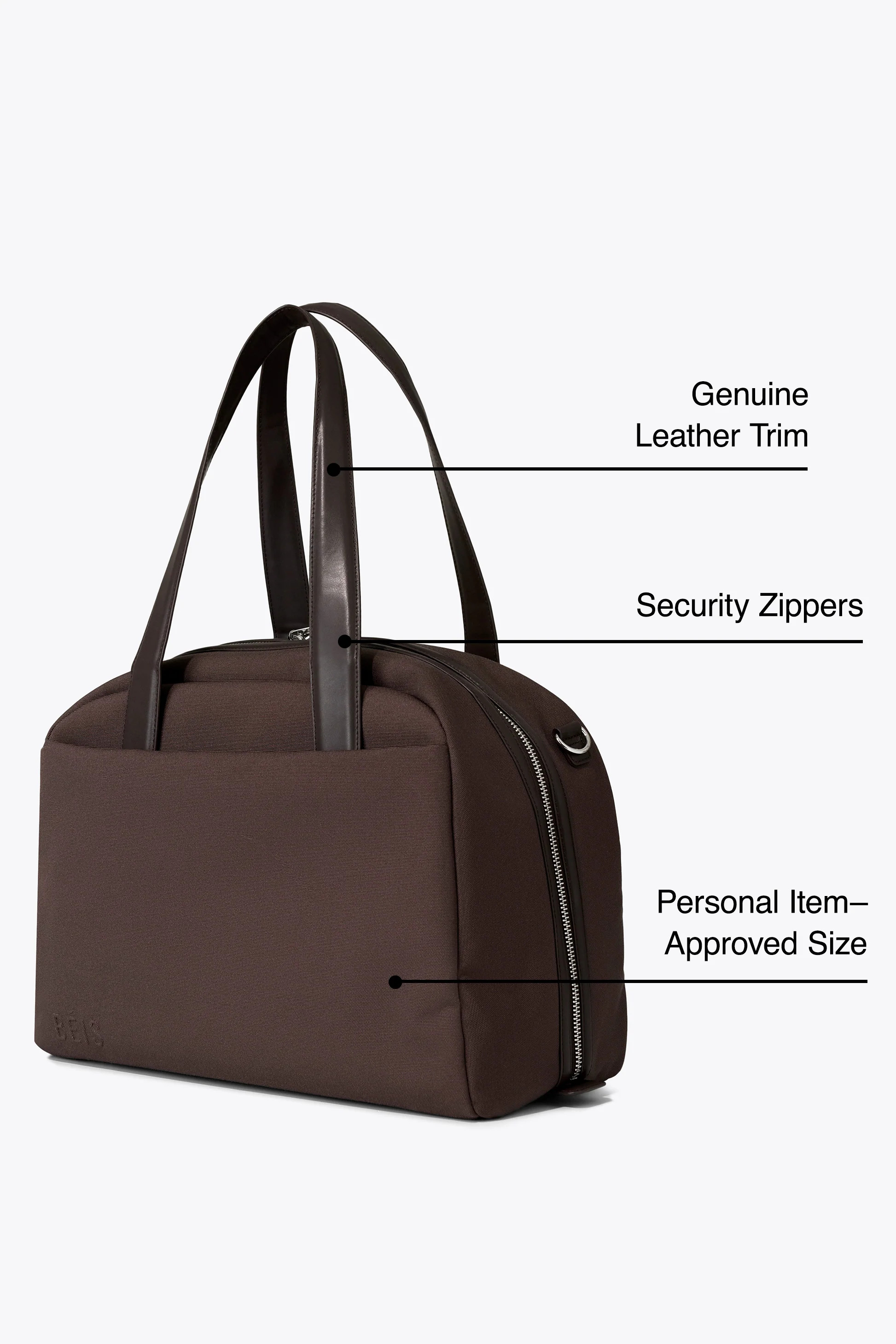 B\u00c9IS \u2018The Hybrid Check-In Roller\u2019 in Espresso - Brown Hybrid Check-In Roller Lugga... | BEIS