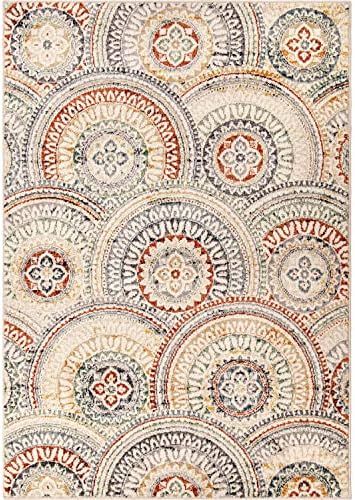 Simply Southern Cottage Webster Area Rug, 5' x 7', Multi | Amazon (US)