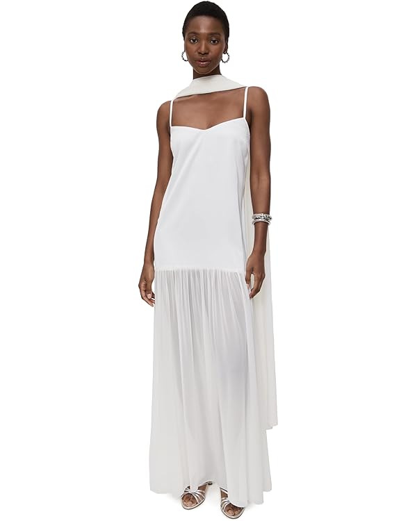 Dalia Maxi Dress ~ Ivory Luxe Satin | Amazon (US)