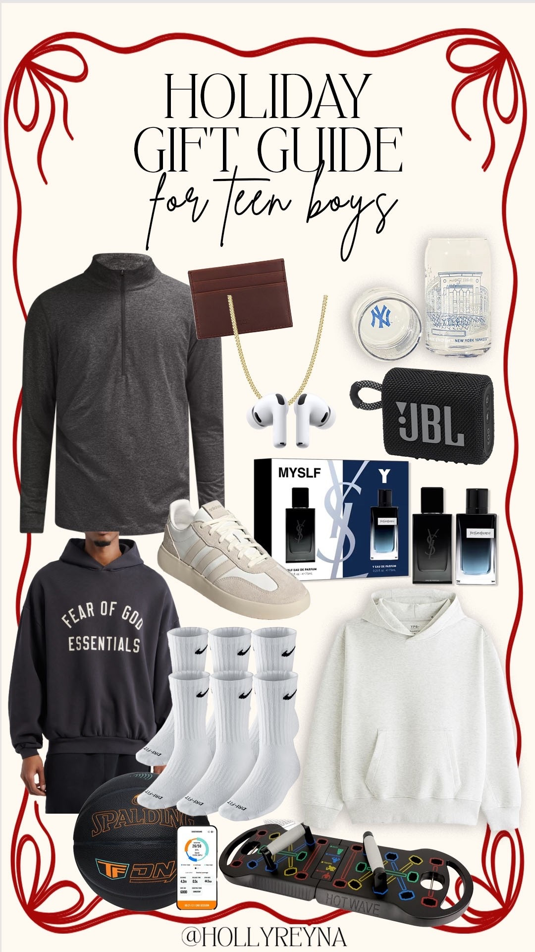 Holiday gift guide: gifts for teen boys!

#teenboygifts

Gift guide. Holiday gift ideas. Teen boys gift ideas. What to gift teen boys for Christmas. Christmas gifts for teen boys   

#LTKFindsUnder100 #LTKHoliday #LTKGiftGuide