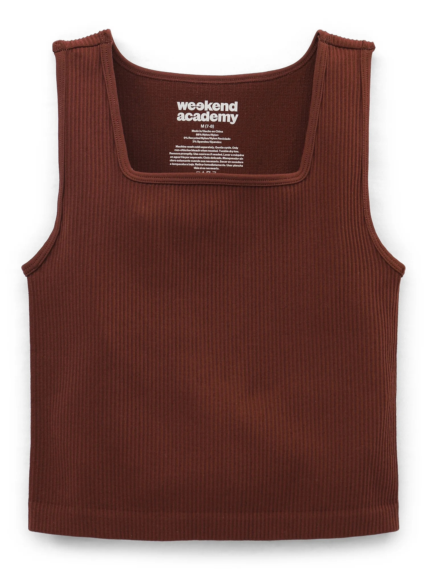 Weekend Academy Girls Seamless Tank Top, Sizes 4-18 | Walmart (US)