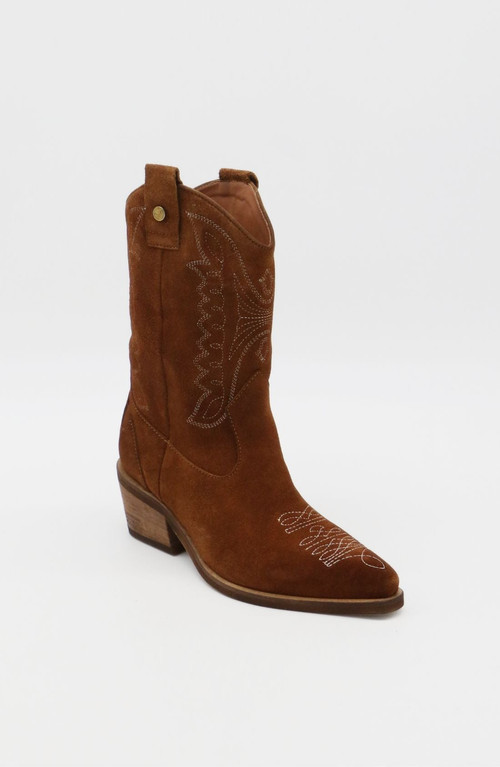 STIVALI NEW YORK Suede Unstoppable Western Cowboy Boots in Tan /Suede at Nordstrom, Size 11 | Nordstrom