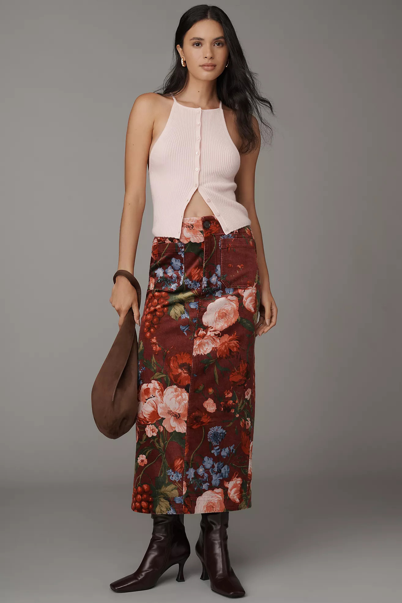 The Colette Corduroy Maxi Skirt by Maeve | Anthropologie (US)