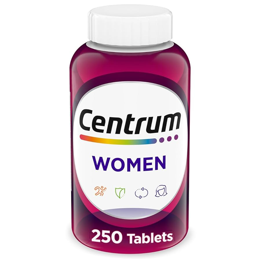 Centrum Multivitamin for Women, Multivitamin/Multimineral Supplement with Iron, Vitamin D3, B Vit... | Amazon (US)