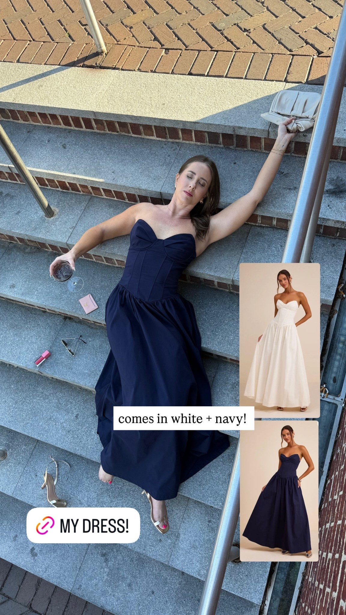 We all have our priorities 😉✨ 

Also, the amount of people who checked on me today while recording this video 😆 + my espresso martini kind of melted in the 75 degree weather we had today but, it was still 1000% worth saving! 

My dress comes in two colors and would be perfect for a spring or summer wedding (or if you’re an upcoming bride)! 

#LTKWedding #LTKSeasonal #LTKspring