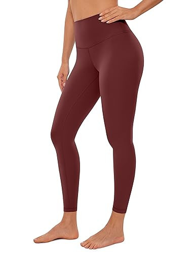 CRZ YOGA Butterluxe High Waisted Lounge Legging 25" - Workout Leggings for Women Buttery Soft Yoga Pants Noctilucence Red Small | Amazon (US)