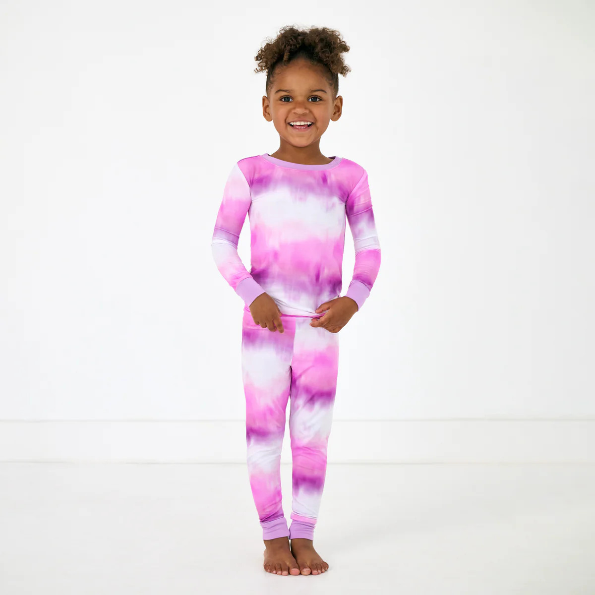 Pink Cosmic Mist Two-Piece Pajama Set | Little Sleepies
