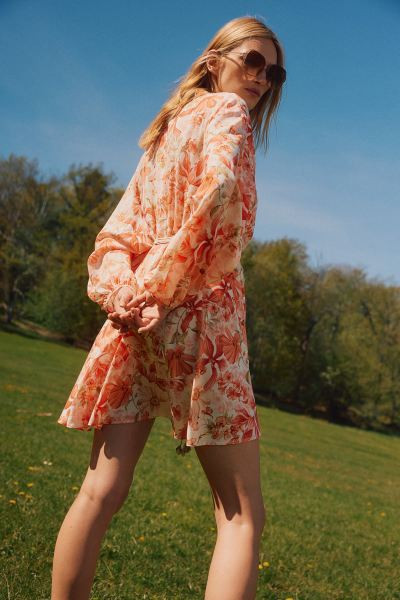 Dress with Macramé Belt | H&M (US + CA)