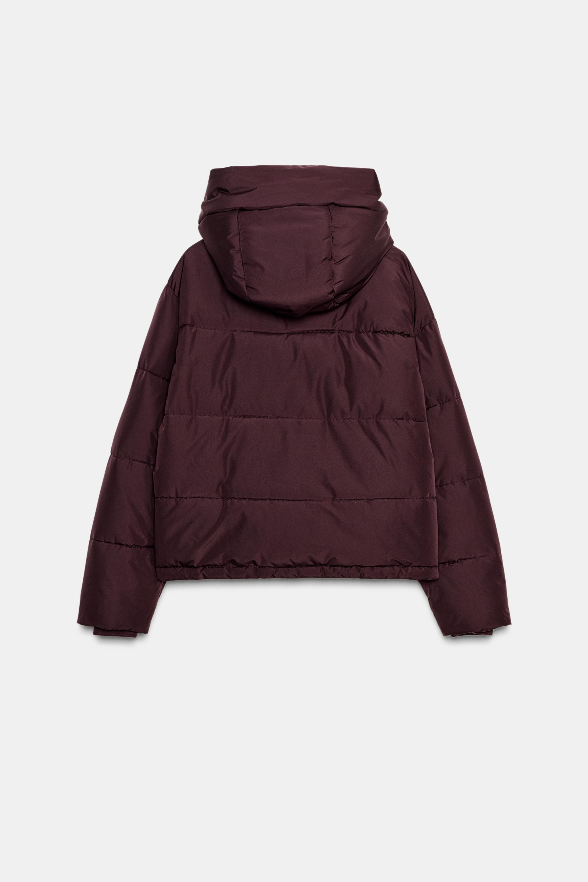 KURZER WASSERABWEISENDER UND WINDFESTER ANORAK MIT KAPUZE | Zara DE