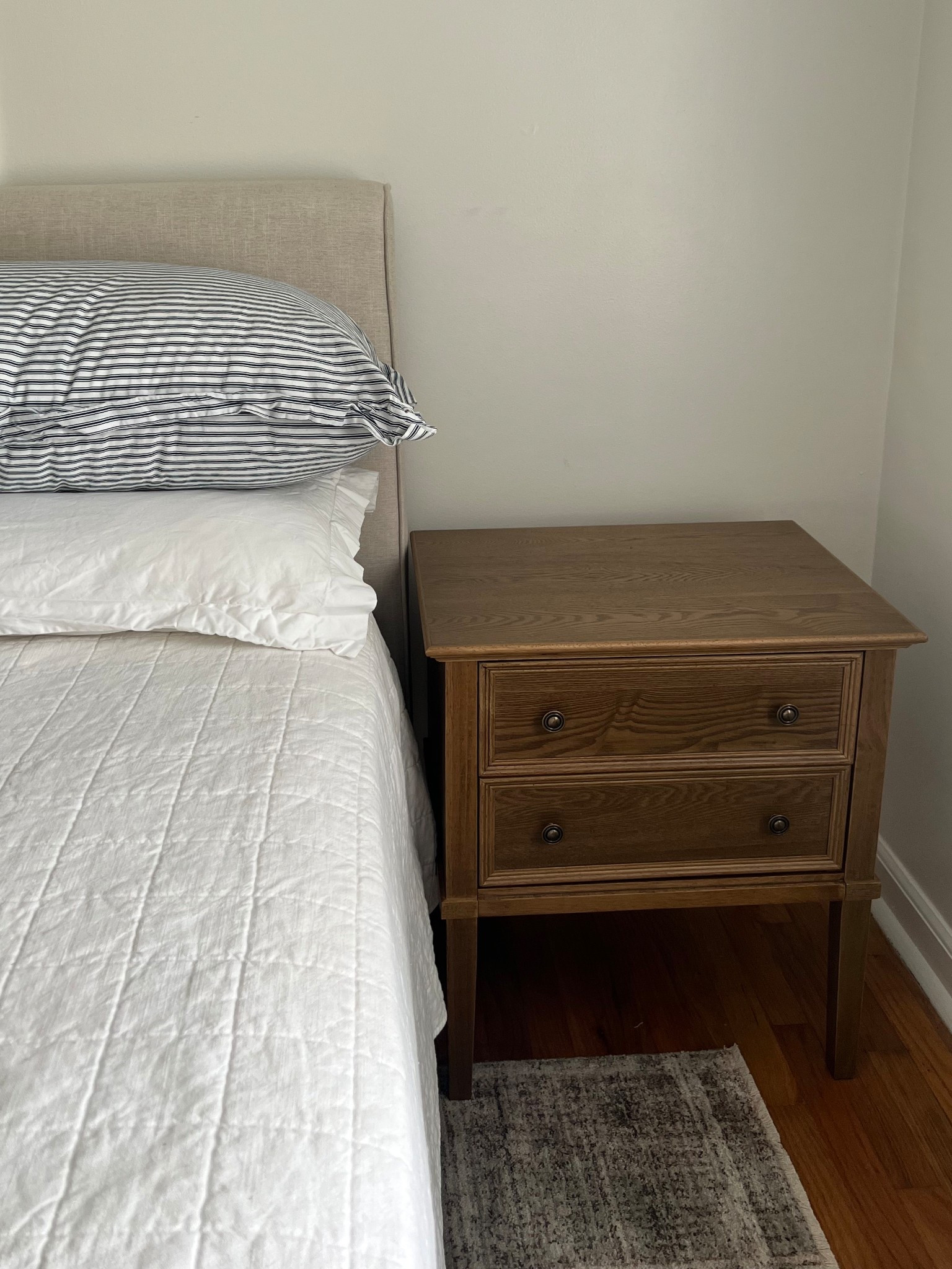 Could not be happier with how these nightstands turned out! These things are solid 👏🏽 I got the Teak color! 

#LTKHome #LTKStyleTip #LTKSaleAlert
