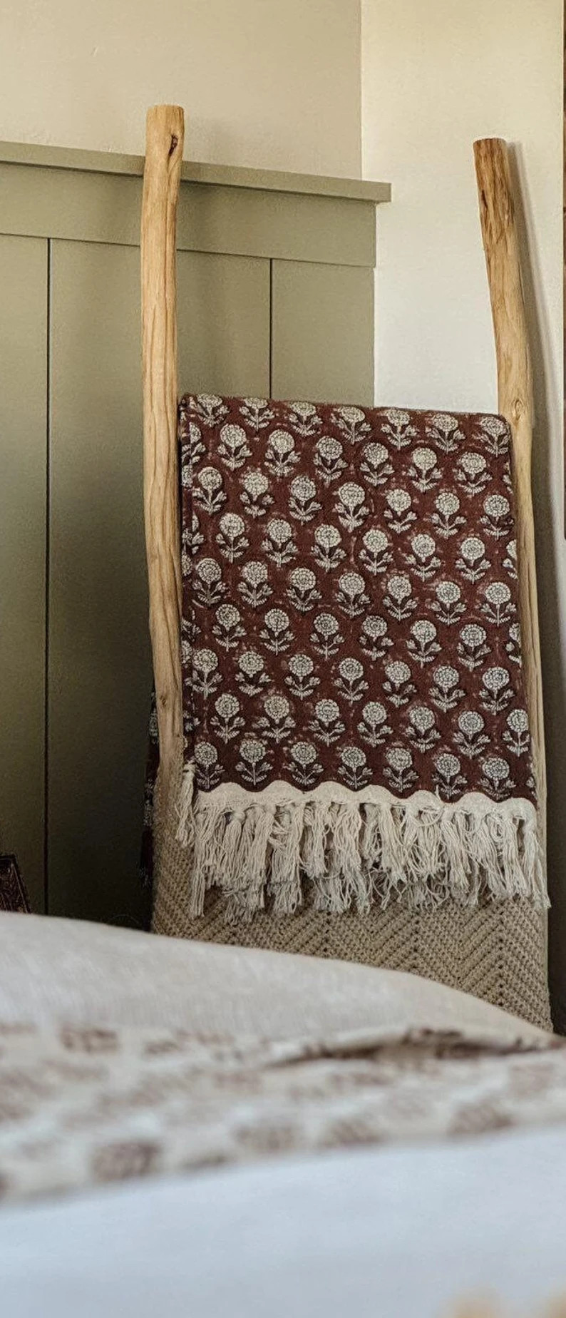 Best Design Throw Home Inspiration Handmade Throw Handblock Print Throw Cotton Throw Blanket Sofa... | Etsy (US)