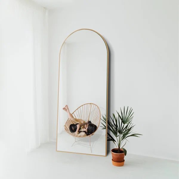 Oversized Accent Arch-Top Full Length Mirror | Wayfair Professional