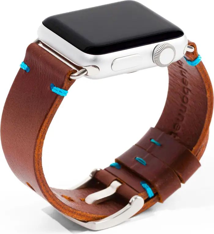 Bluebonnet Leather Apple Watch® Watchband | Nordstrom | Nordstrom