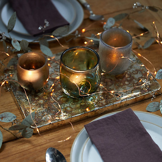 Silvery Mercury Decorative Tray | Terrain