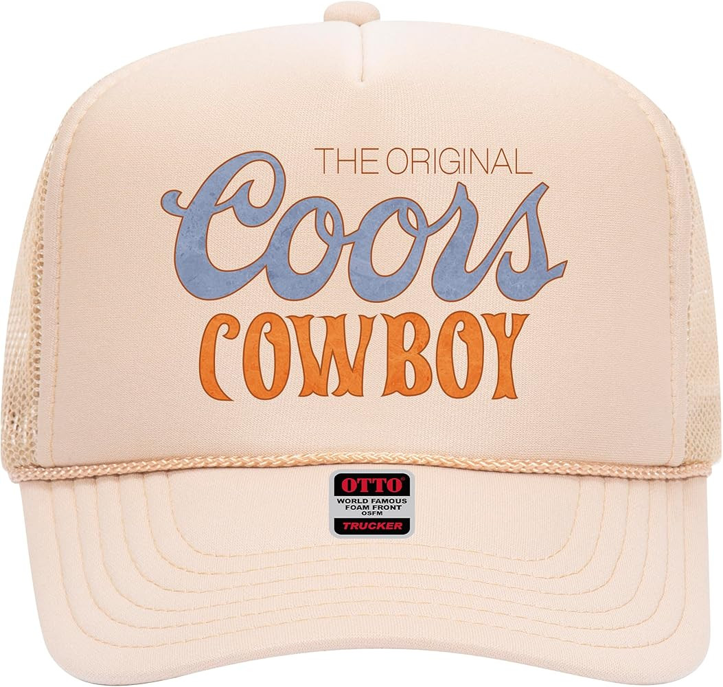 The Original Cowboy Trucker Hat - Premium Snapback for Men and Women - Cowgirl Western Beer Count... | Amazon (US)