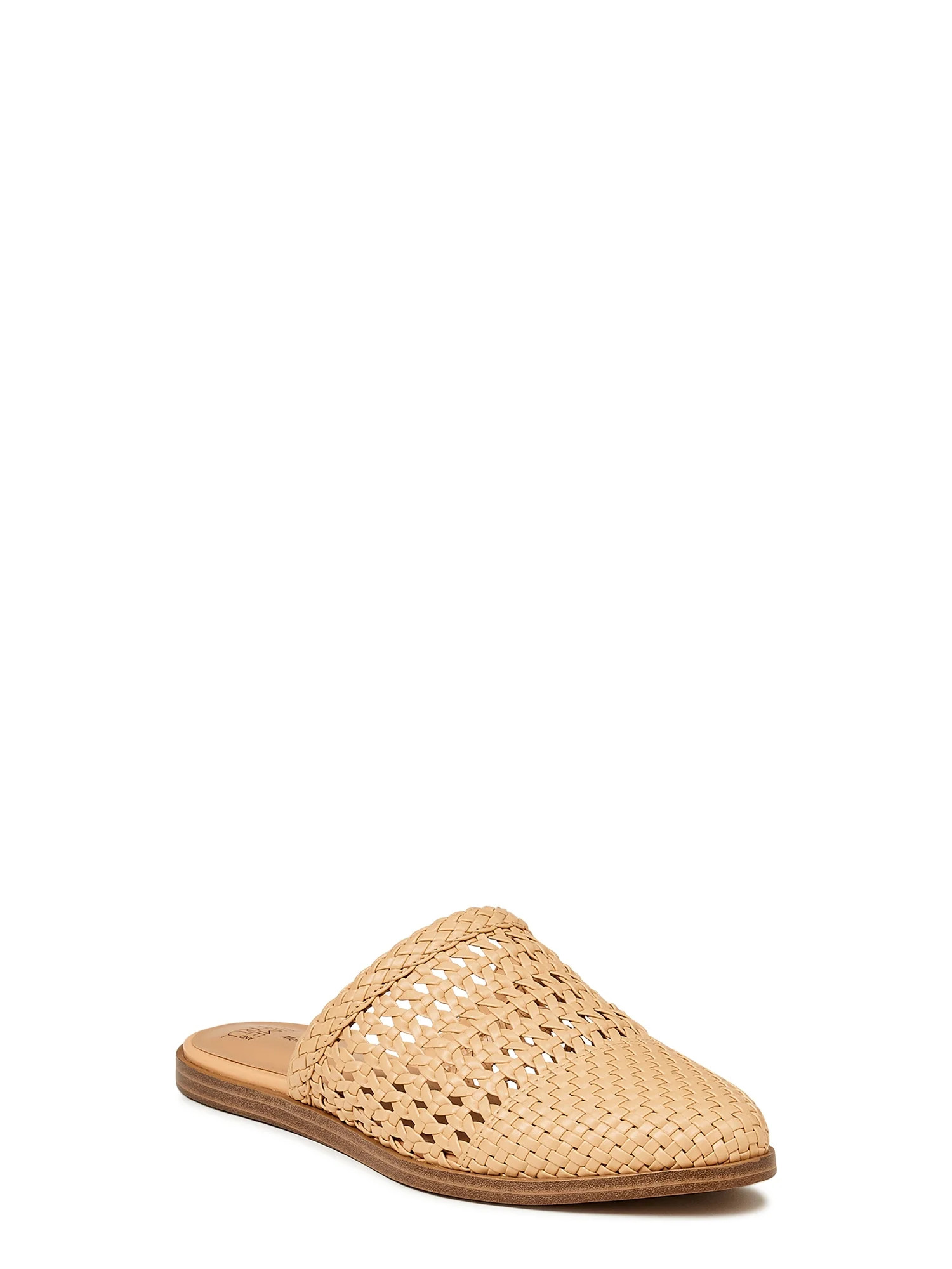Time and Tru Women's Flat Woven Mules | Walmart (US)