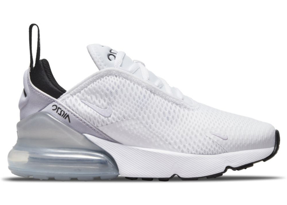 Nike Air Max 270 Sneakers in White/Black/Metallic Silver | StockX