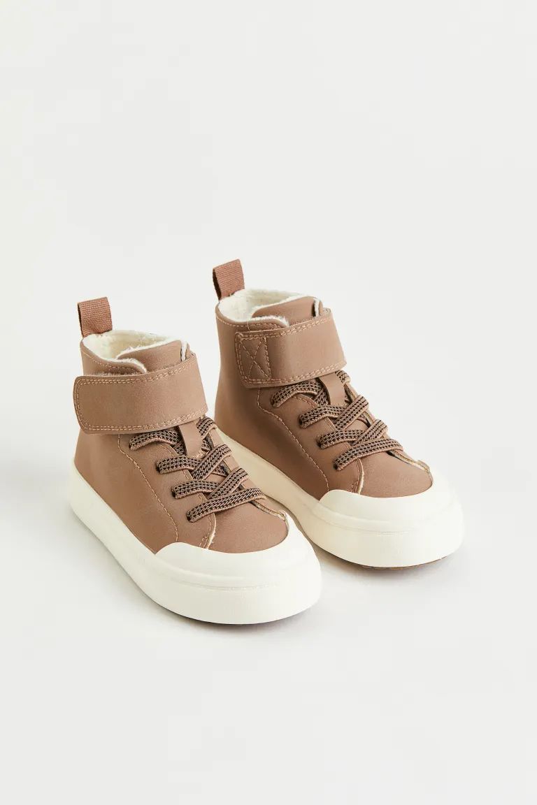 Faux Shearling-lined High Tops | H&M (US + CA)