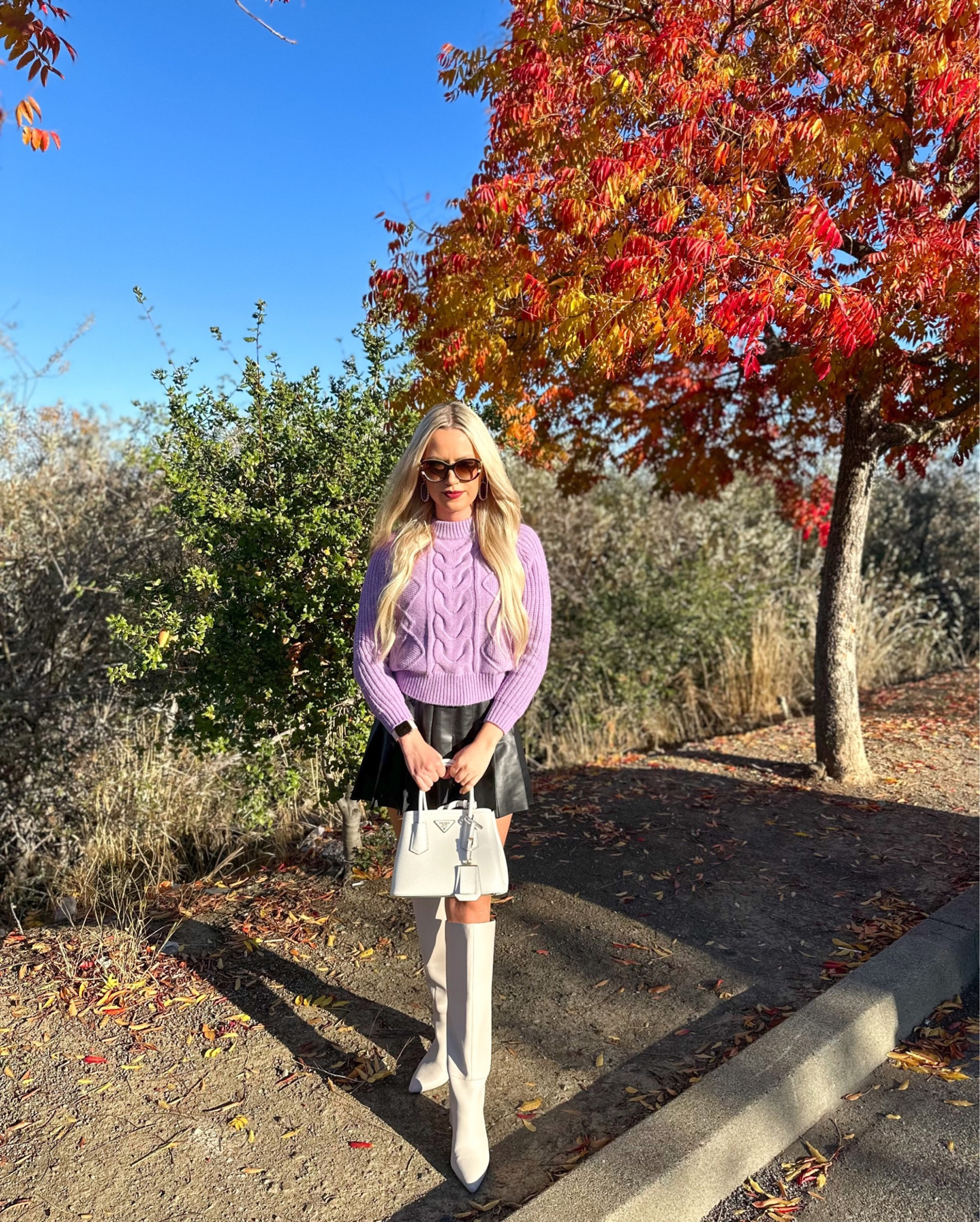 Entire outfit except boots is from Vici Collection 💜 Dupes linked below!

Fall | Cropped Sweater | Vegan Leather | Faux Leather

#LTKSeasonal