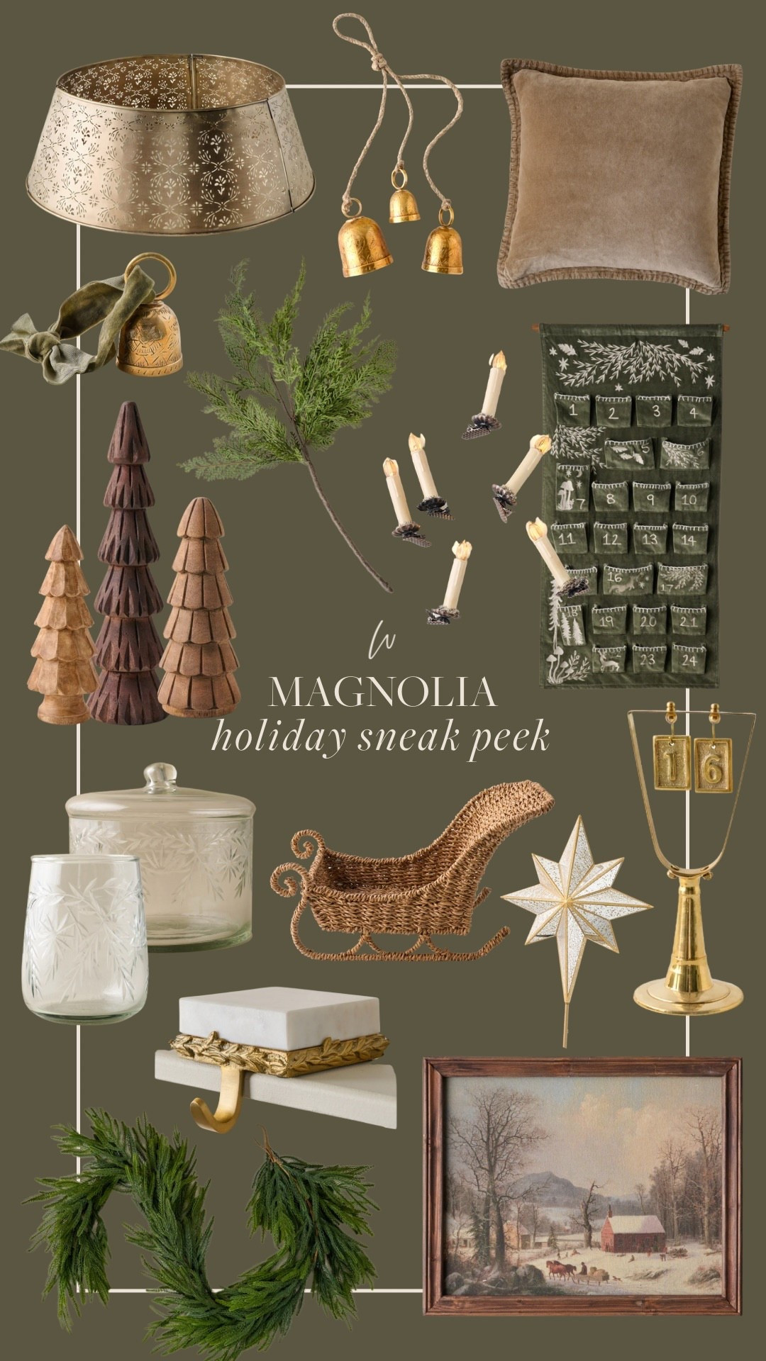 I know it’s early but Magnolia released some holiday decor so I had to share their sneak peek of their holiday collection! ✨🤍

#LTKSeasonal #LTKFindsUnder50 #LTKHome