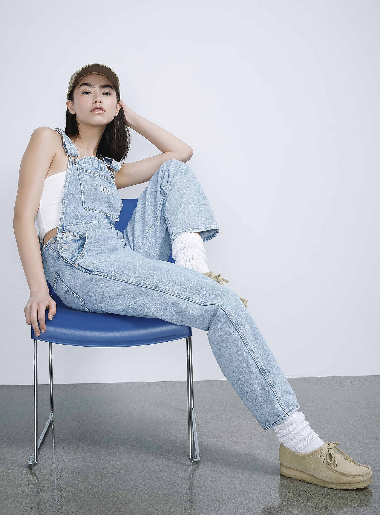 Levi's - Vintage blue denim overalls (Women, Blue, X-SMALL) | Simons