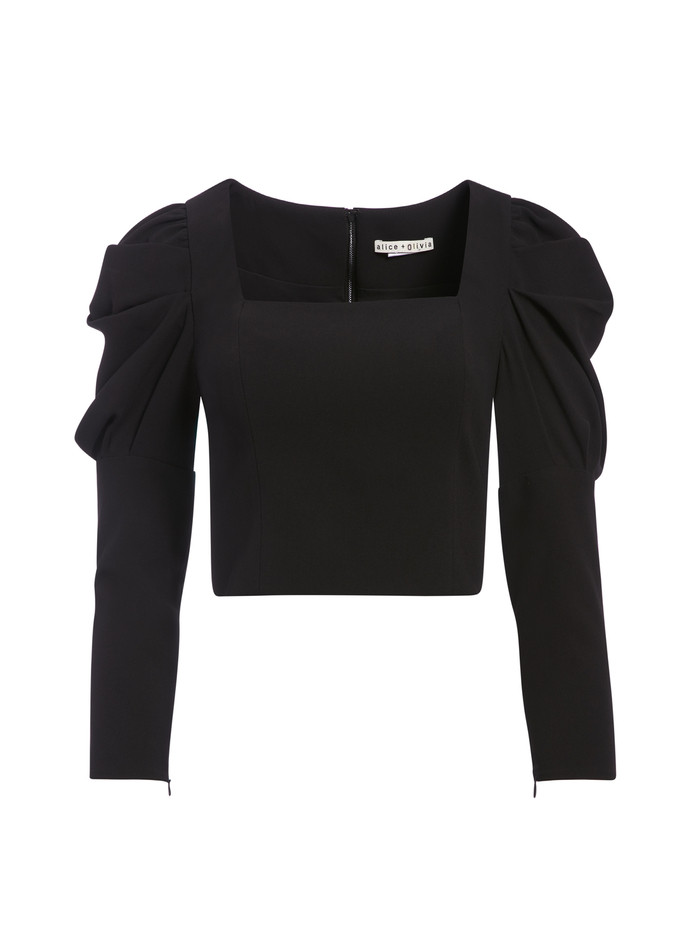 RACH PUFF SLEEVE TOP | Alice + Olivia