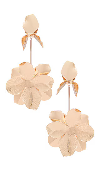 Gold Blossom Earring in Gold | Revolve Clothing (Global)